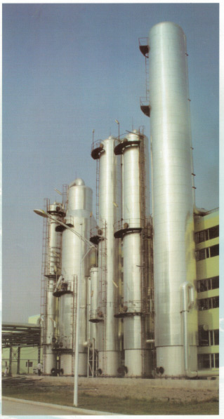 天宇化工有限公司4A/5A割焦塔、4E割焦塔（衬TA2）钛材，4A/5A精馏一塔、精馏二塔、精馏三塔